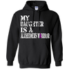 Image of Alzheimer's Awareness Shirt For Daughters Purple Ribbon Tee