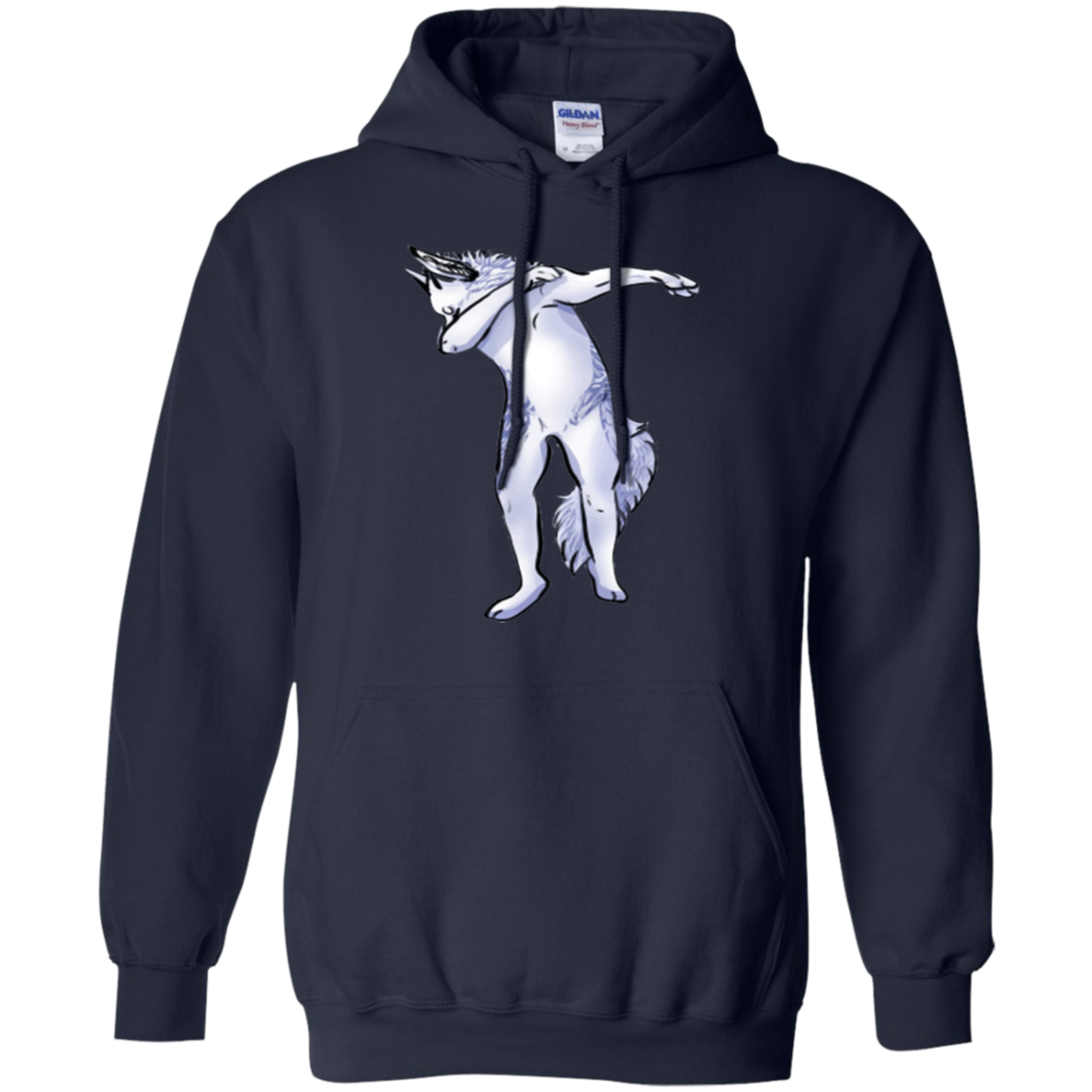 Wolf Cute Dabbing T-Shirt Funny Dab Dance Gift Shirt