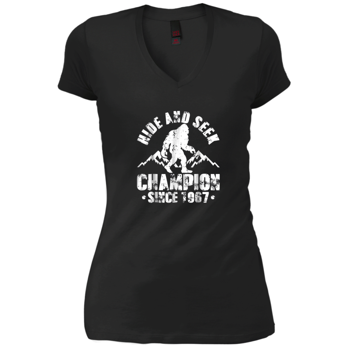 Bigfoot Yeti Hide and Seek 1967 Champion Sasquatch T Shirt