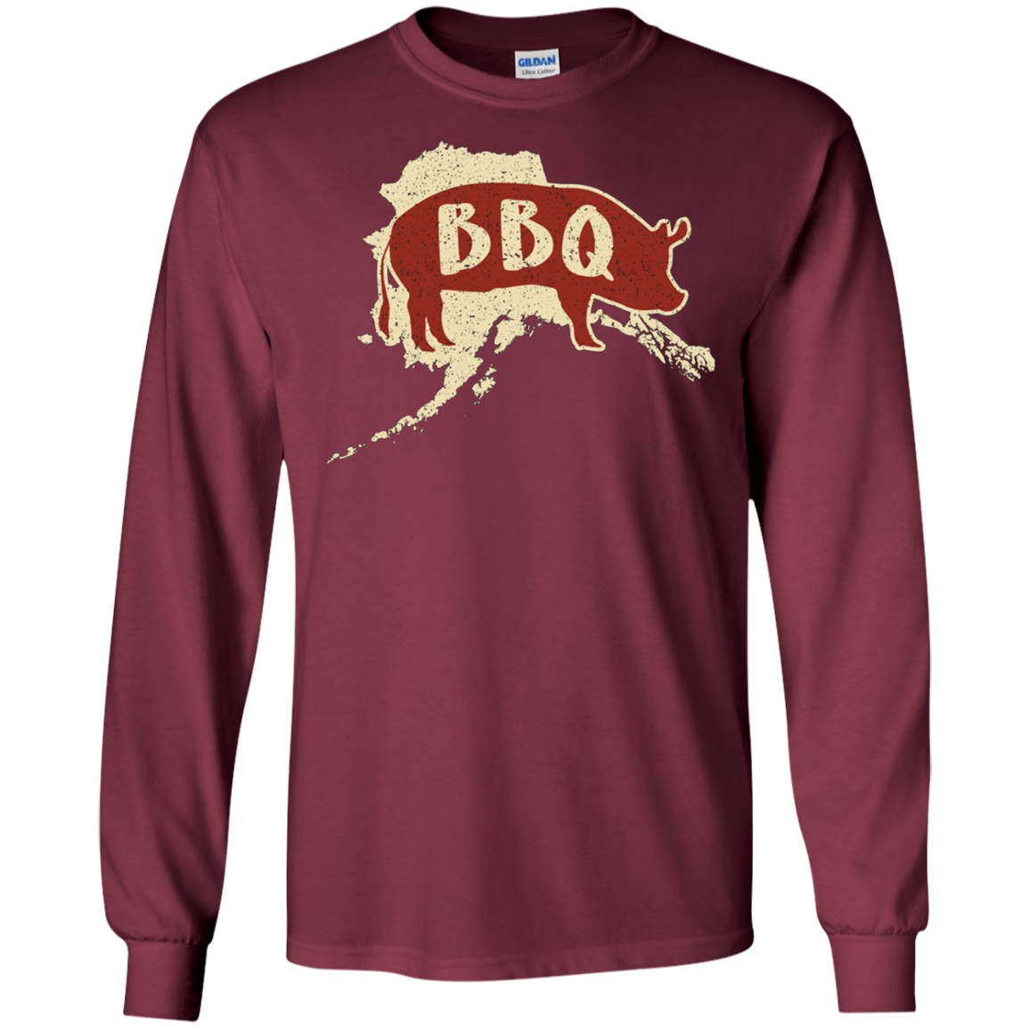 Alaska BBQ Sauce Barbecue Chef Shirt : Funny Meat Cook