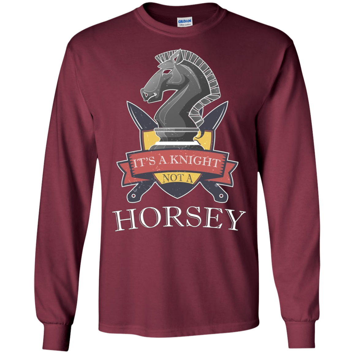 Witty Chess Piece Tees - It's A Knight, Not A Horsey T-Shirt