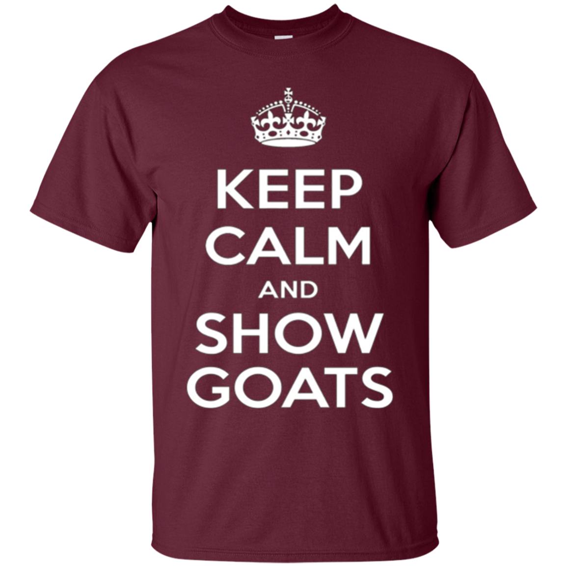 "Keep Calm & Show Goats" T-Shirt