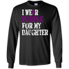 Image of Alzheimer's Awareness T-shirt I Wear Purple For My Daughter