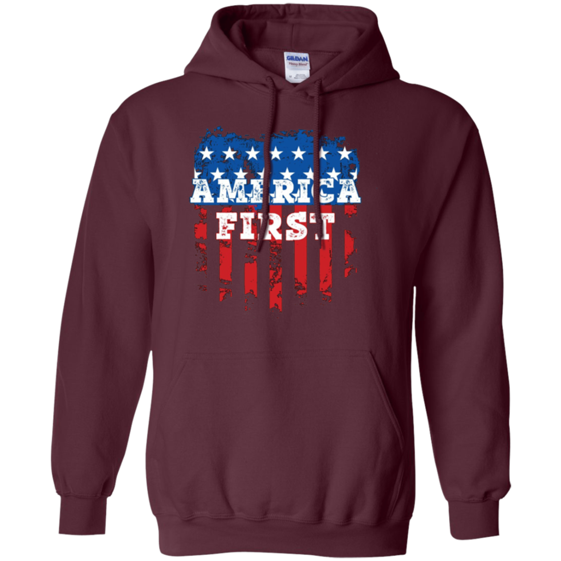 America First USA T Shirt with the American Flag