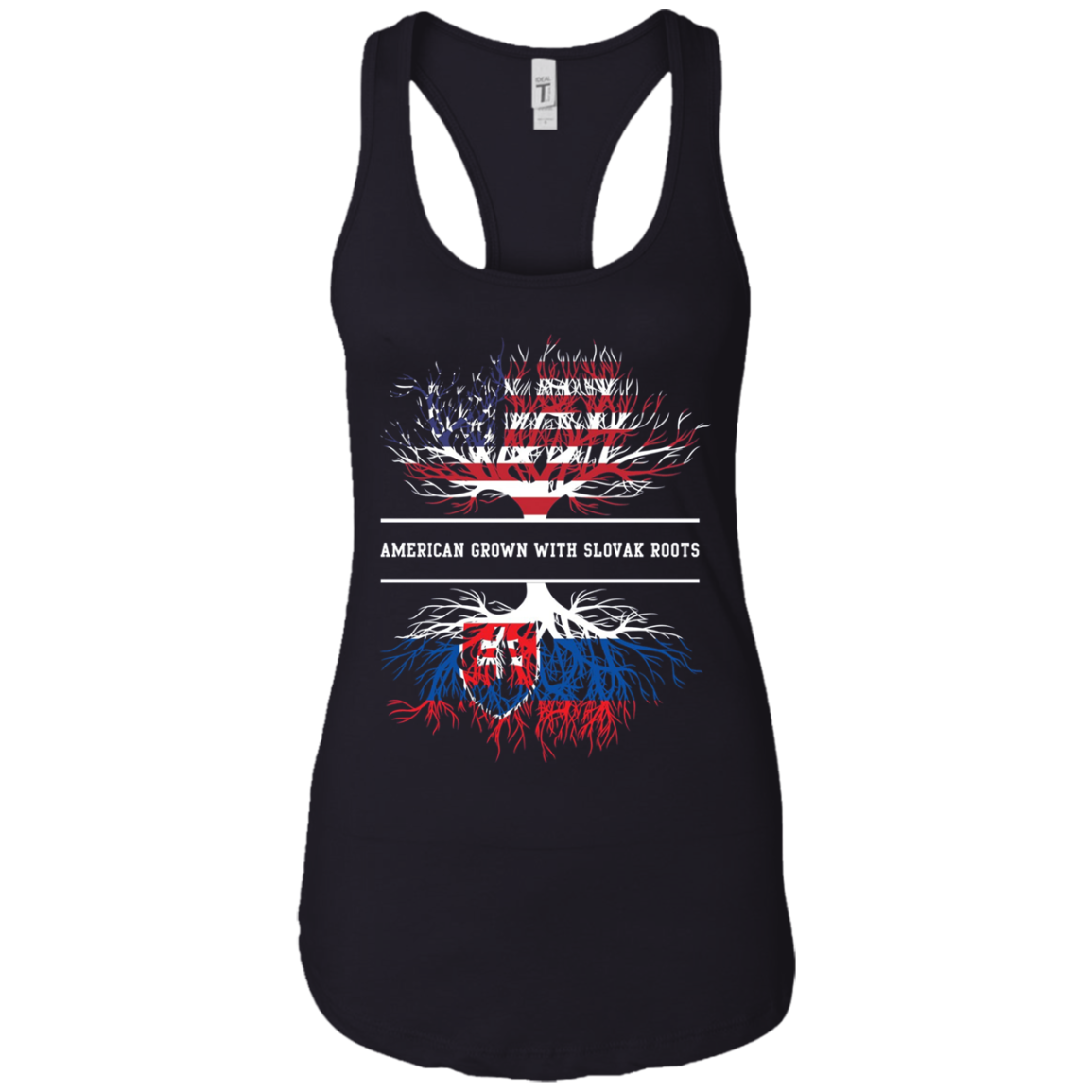 American Grown With Slovak Roots T-Shirt Slovakia Tee