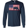 Image of American Flag Rhino Rhinoceros Conservation T-Shirt Gift