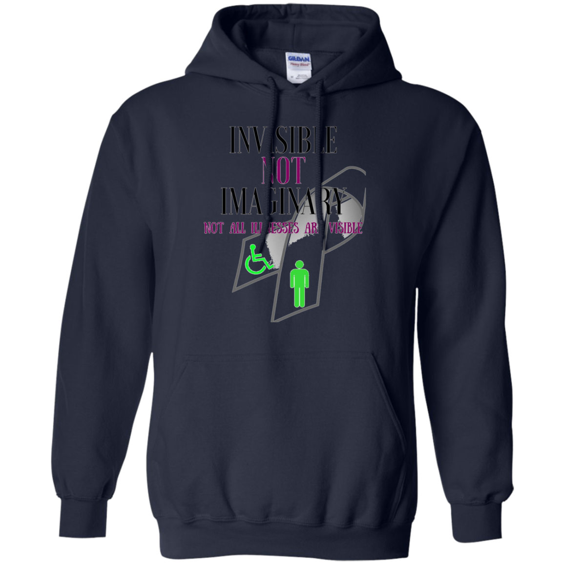 Chronic Pain, Invisible Illness, Spoonie Awareness T-shirt