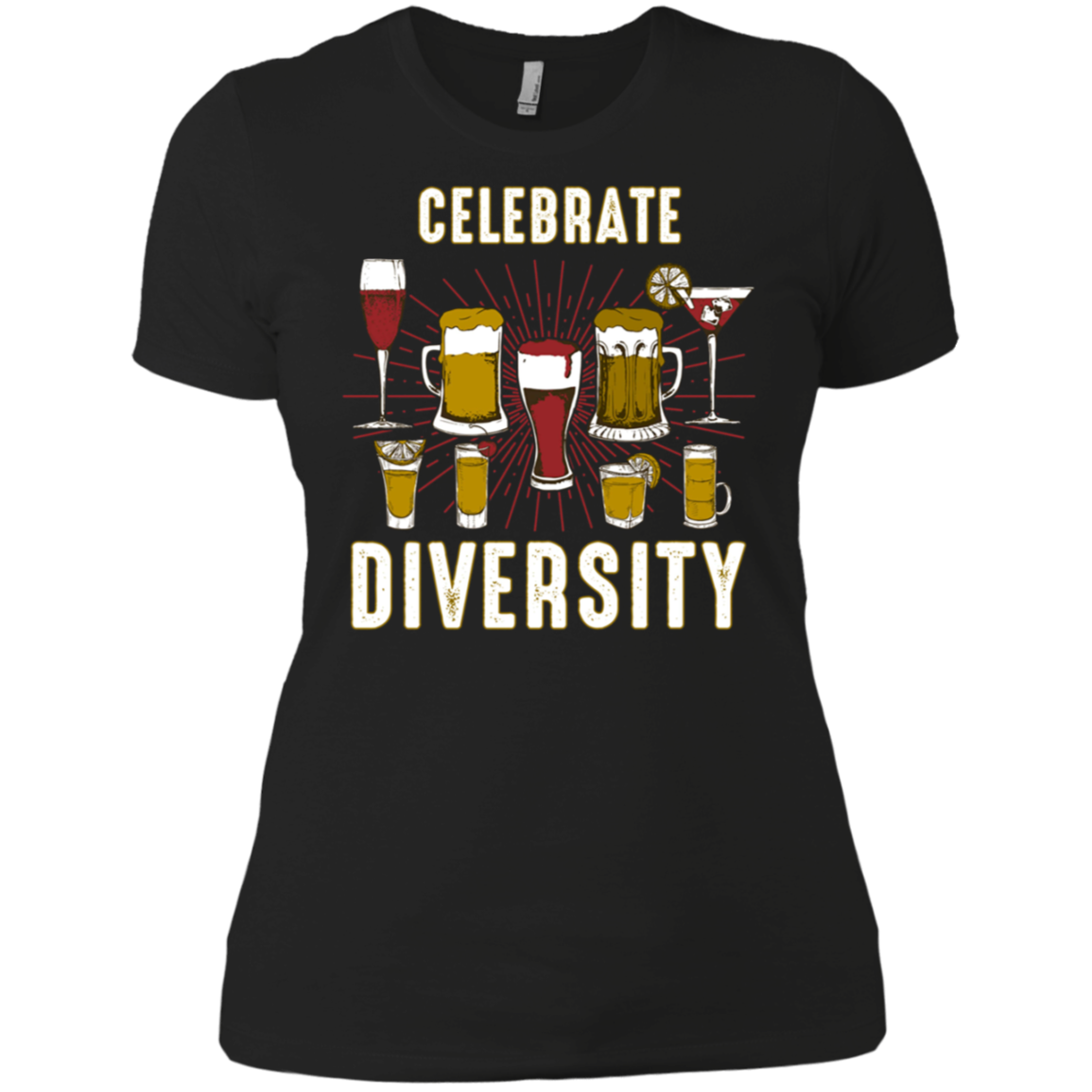 Alcohol Diversity Shirt Celebrate with Beer long sleeve