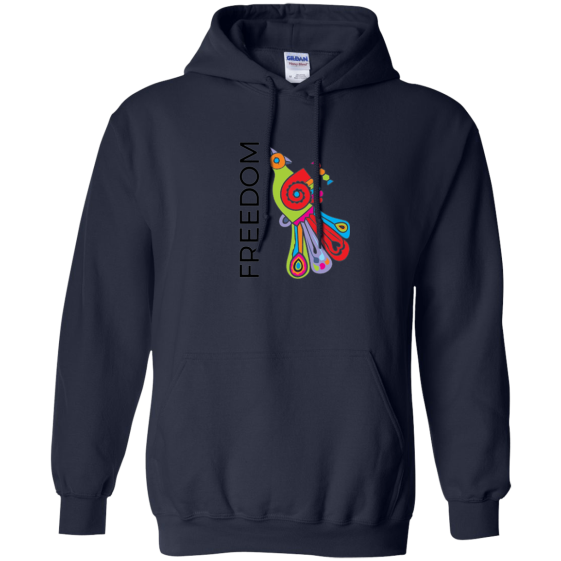 "Freedom" Bright Colorful Bird Diversity Unity T-Shirt
