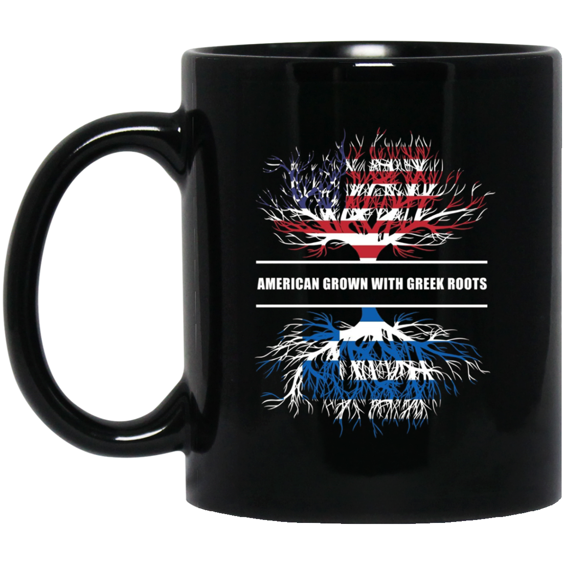 American Grown With Greek Roots T-Shirt Great Gift Tee