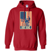 Image of American Flag Patriotic Motocross Dirt Bike Shirt