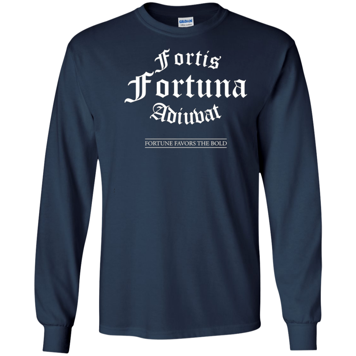 "Fortis Fortuna Adiuvat" Latin Quote T-Shirt