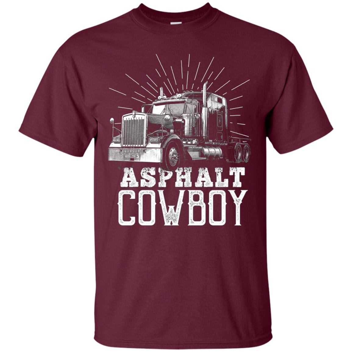 Asphalt Cowboy Trucker Truck Driver Shirt Truck Driver Gift