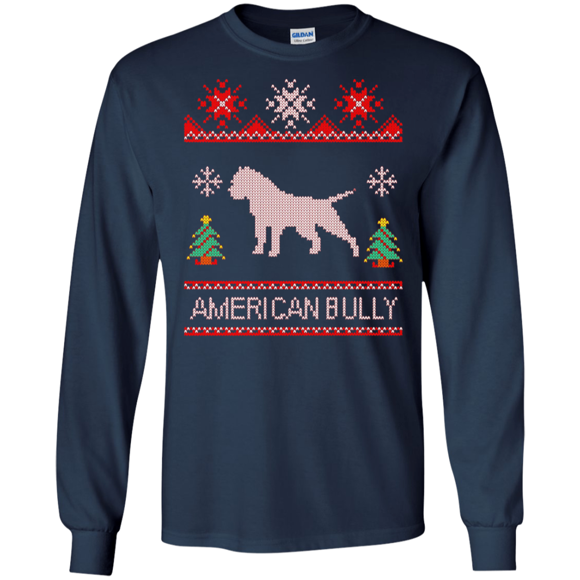 American bully Christmas shirt