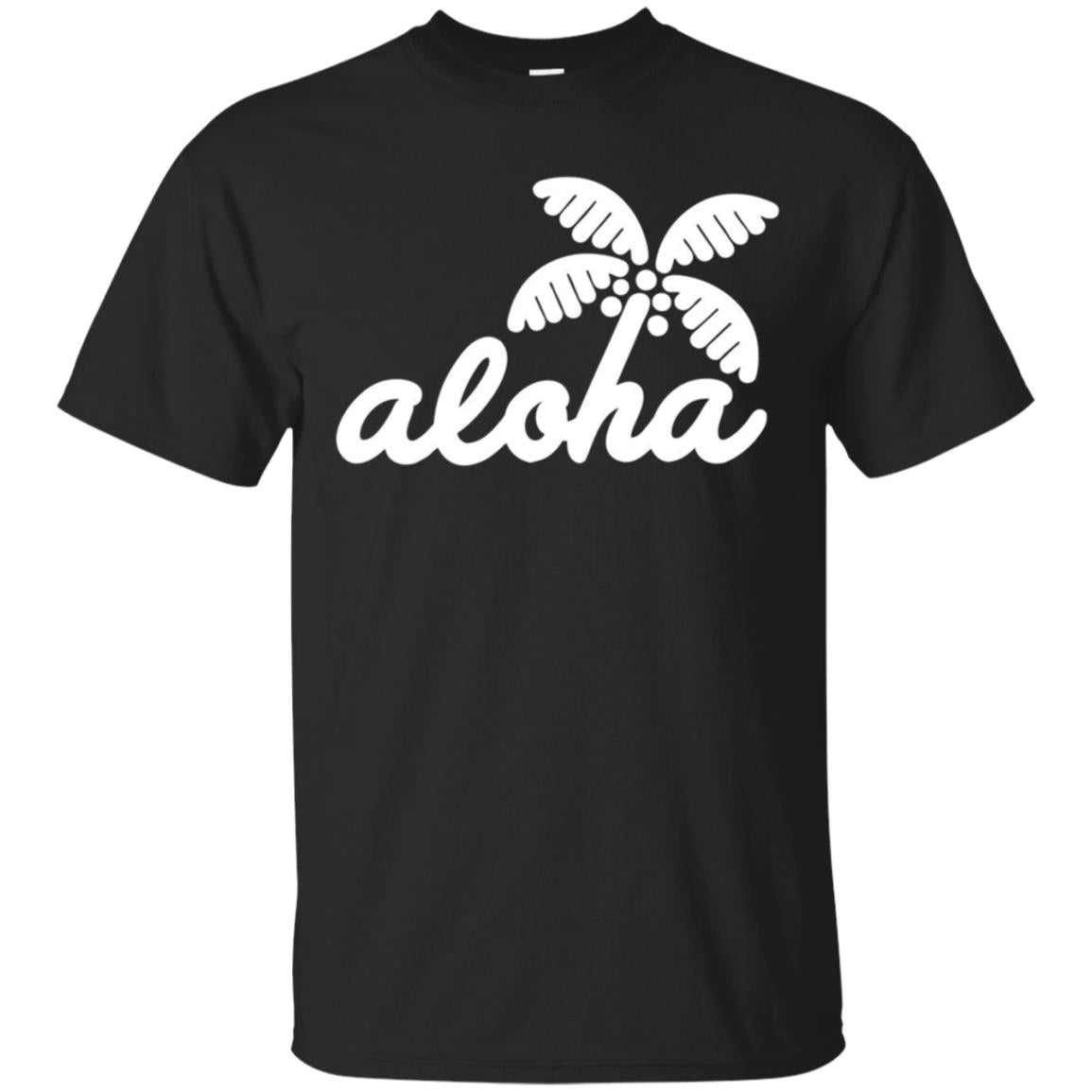Aloha Palm Tree Simple Long Sleeve T-shirt