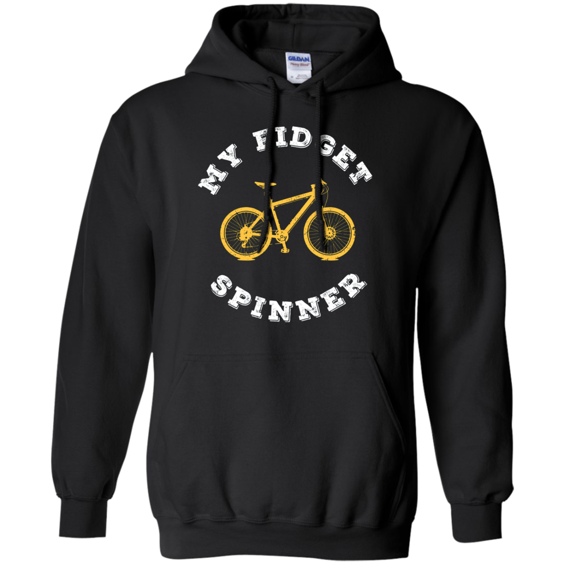 Bike Lover Funny Tshirt - My Fidget Spinner Tee Shirt