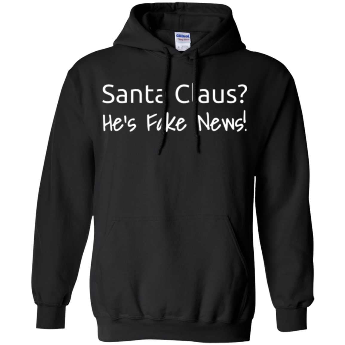 Santa Fake News T-Shirt Trump Joke Funny Christmas Gift
