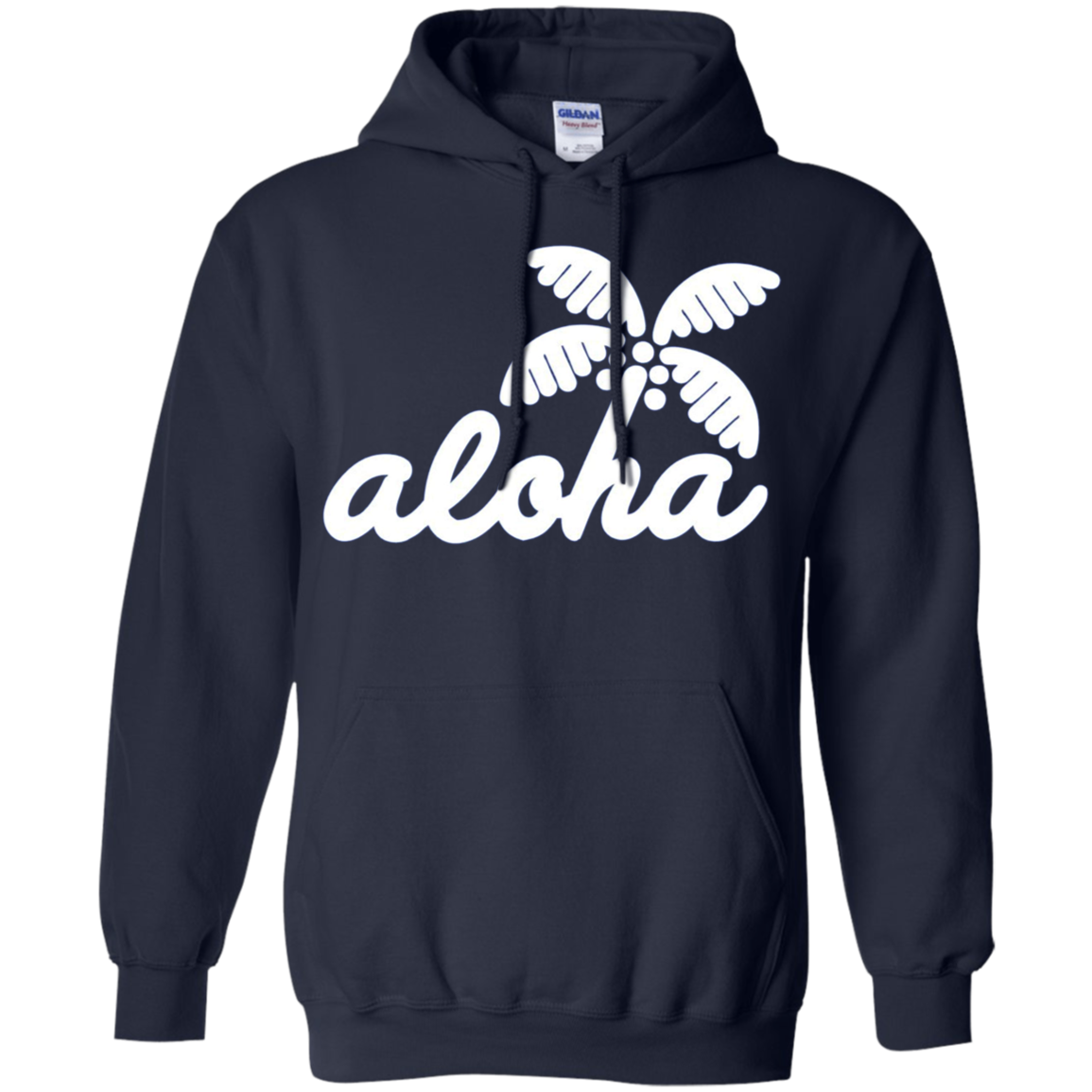 Aloha Palm Tree Simple Long Sleeve T-shirt