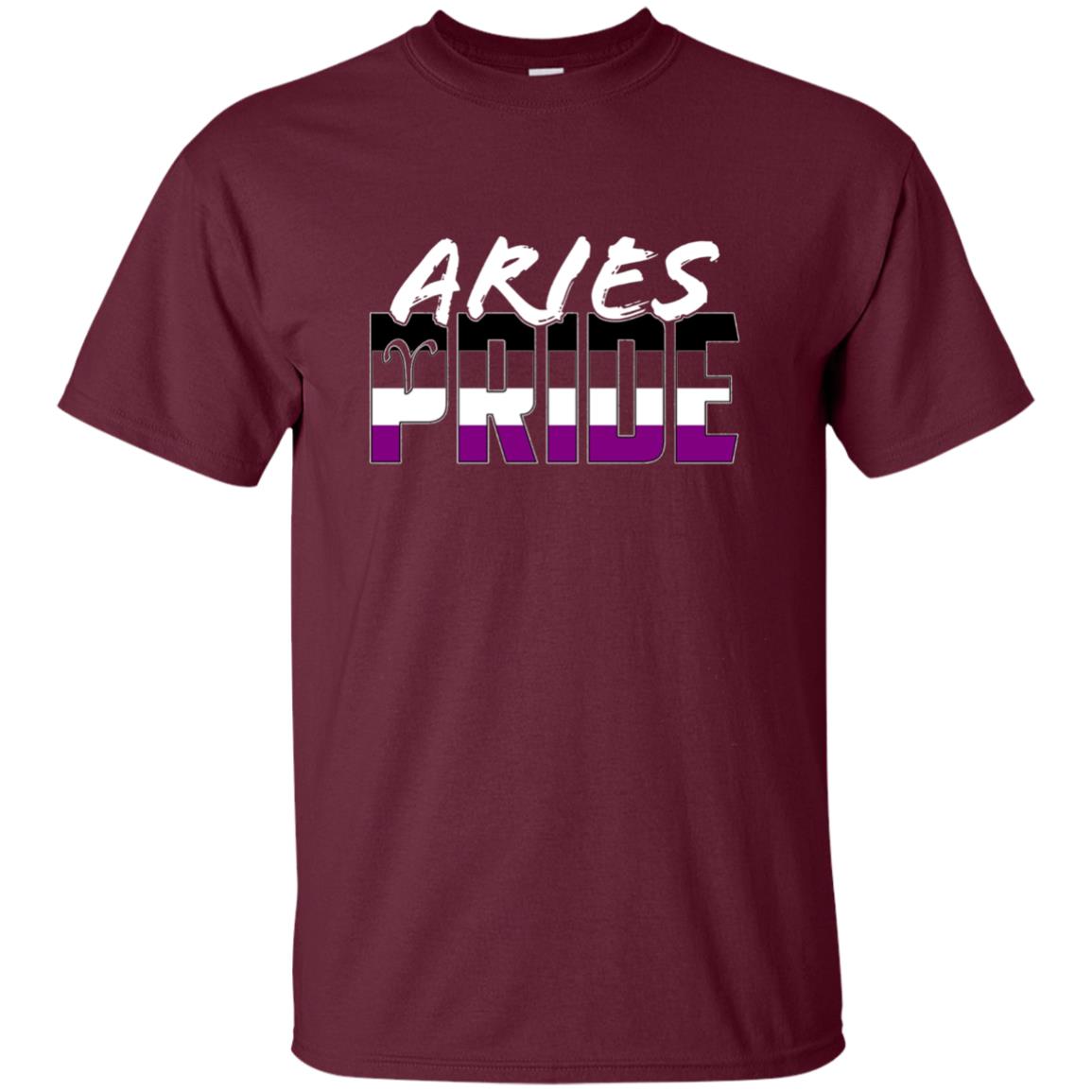 Aries Asexual Pride Flag Zodiac Sign Long Sleeve T-Shirt
