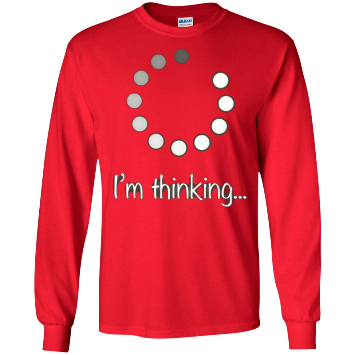 "I'm Thinking" Geek Nerd Computer Programmer Techie T-Shirt