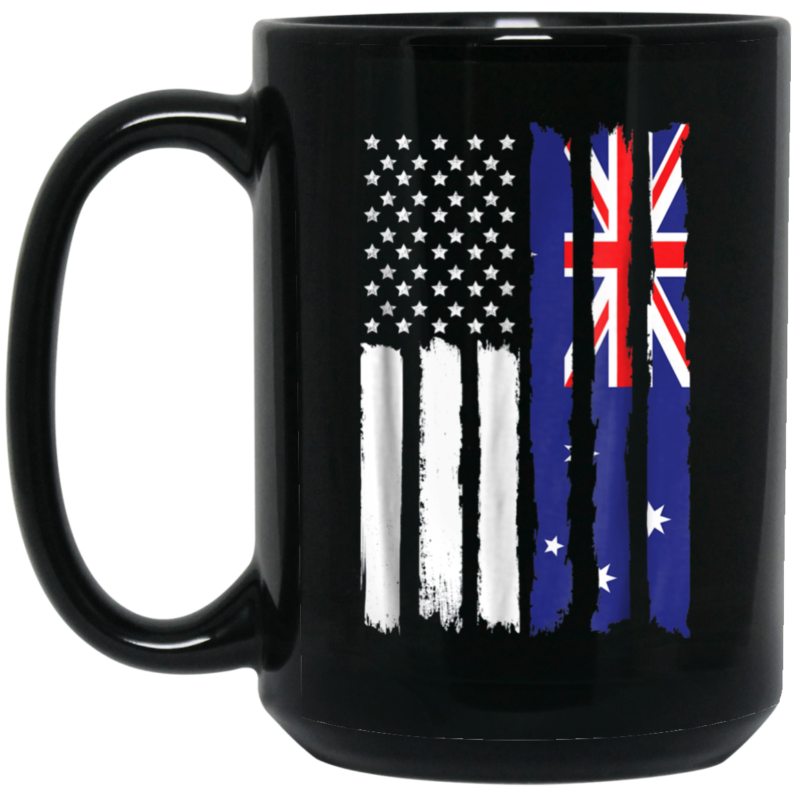 American Australia Patriotic Flag T-shirt