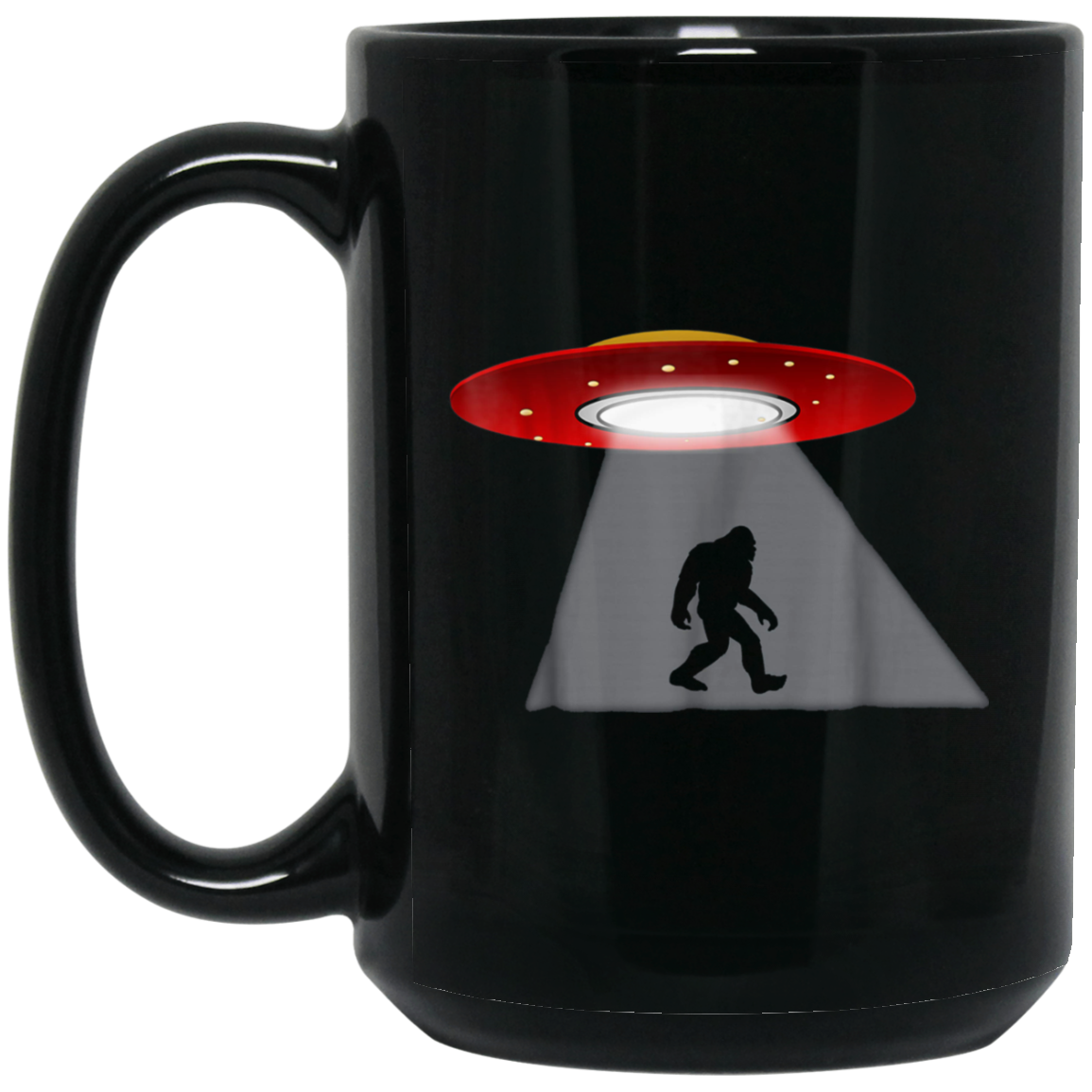 Alien Big Foot Abduction Funny Gift Idea Shirt