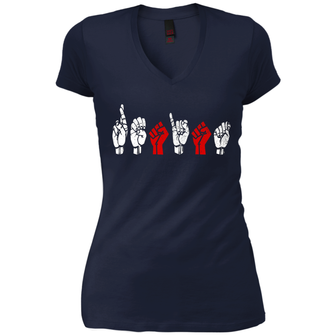 American Sign Language Resist long sleeve T shirt