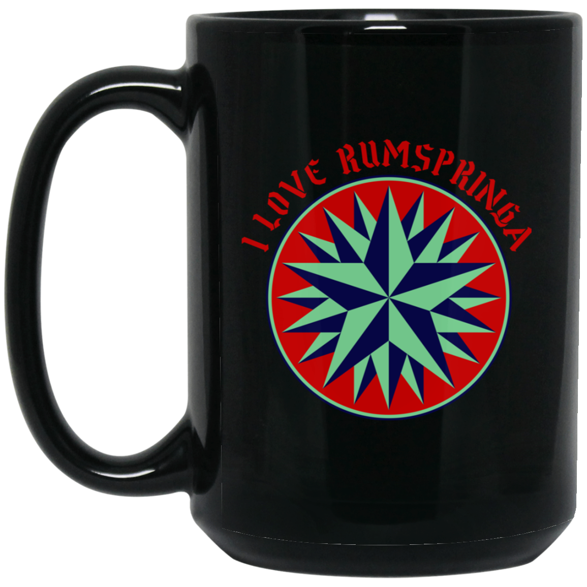 Amish - I Love Rumspringa Hex Sign Star 1- Fun Ls T-Shirt