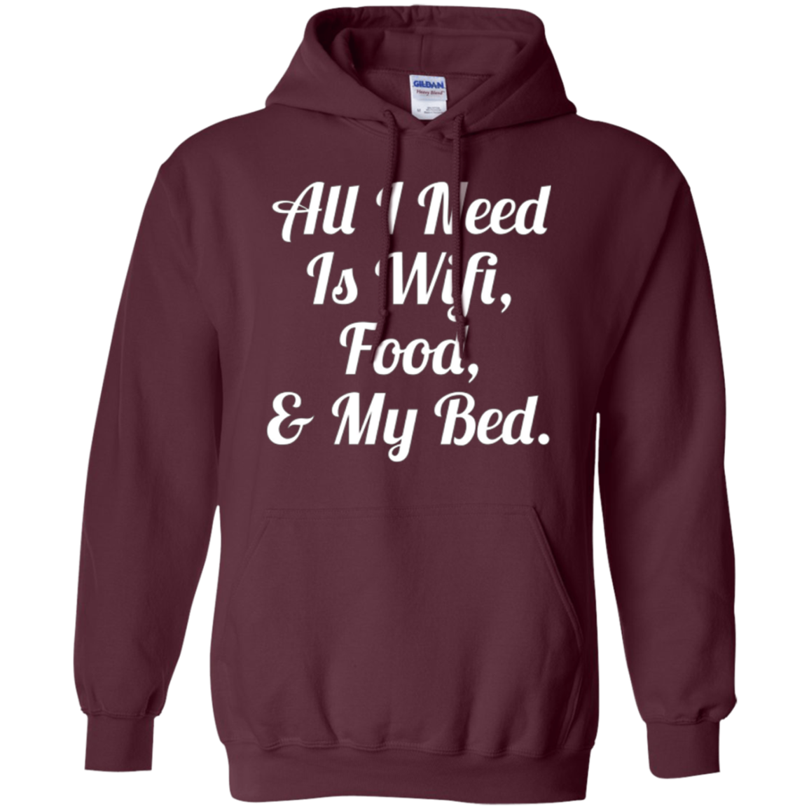 All I Need Is Wifi Food & My Bed TShirt Teen Boys & Girls