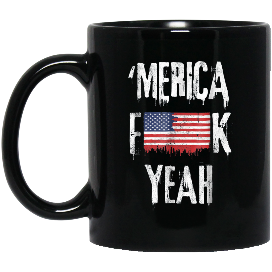 'Merica Yeah T-Shirt USA Flag 4th July American Patriotic US