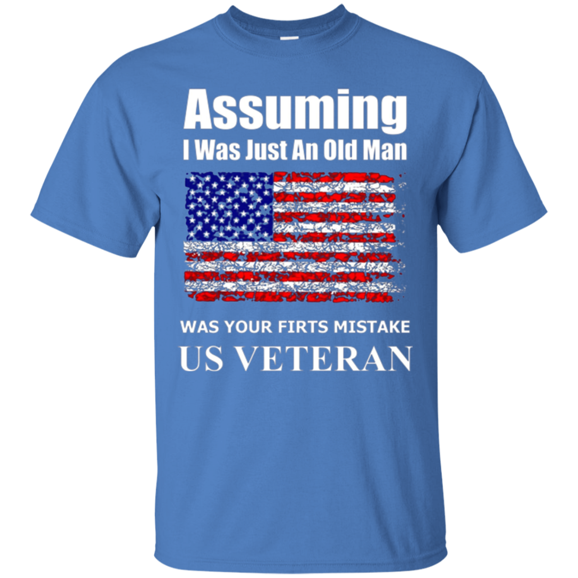 Assuming I Was Just An Old Man US Veteran Long Sleeve TShirt