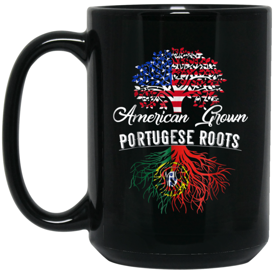 American Grown Portugese Roots T-Shirt Men Women Kids