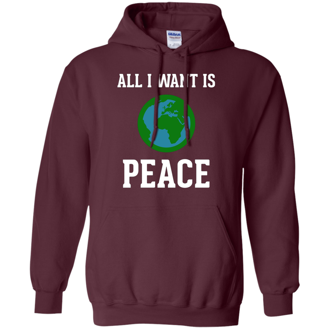 All I Want Is World Peace & Harmony Anti-War T-Shirt