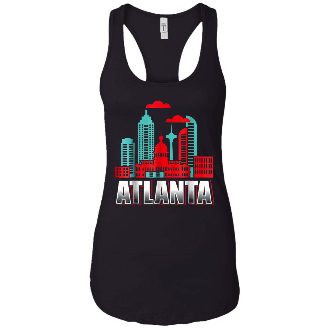 Atlanta T Shirt Funny Atlanta Georgia Skyline Souvenir Tee