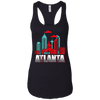 Image of Atlanta T Shirt Funny Atlanta Georgia Skyline Souvenir Tee