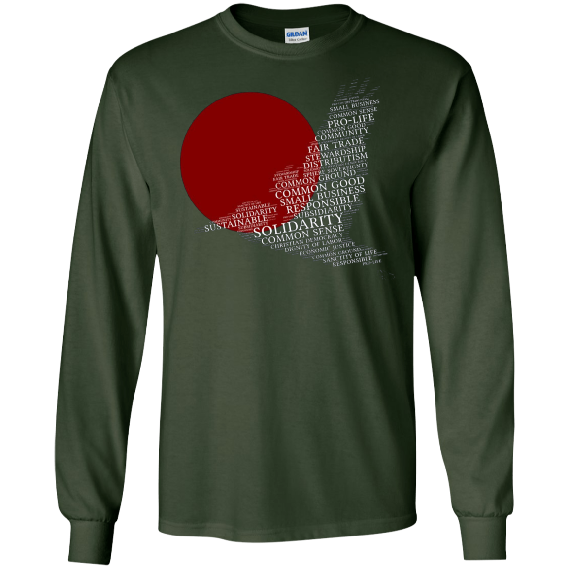 American Solidarity Party Word Cloud Logo T-Shirt