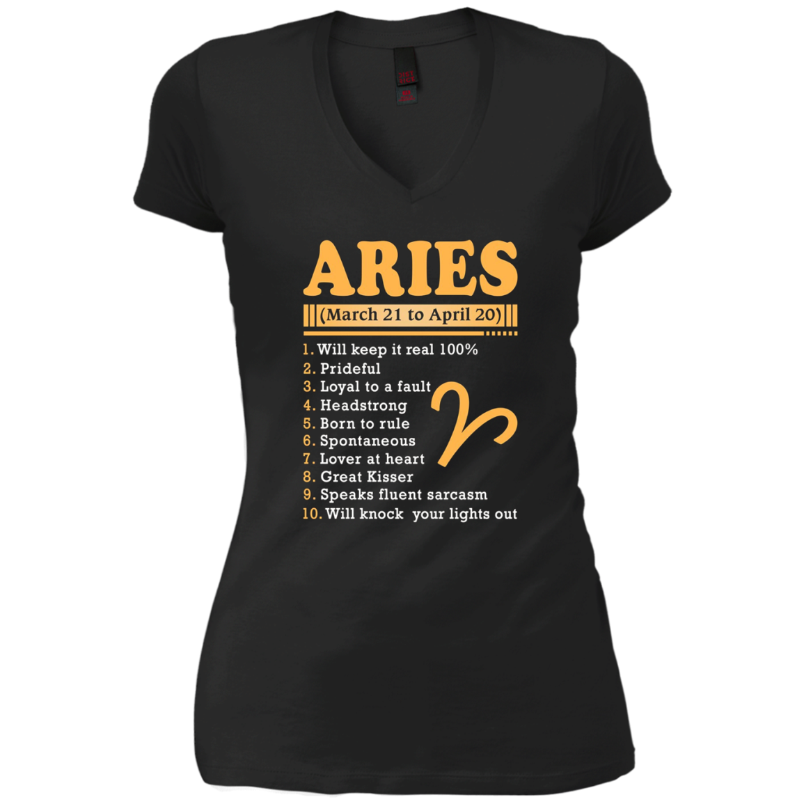 Aries March 21 To April 20 Zodiac T Shirt
