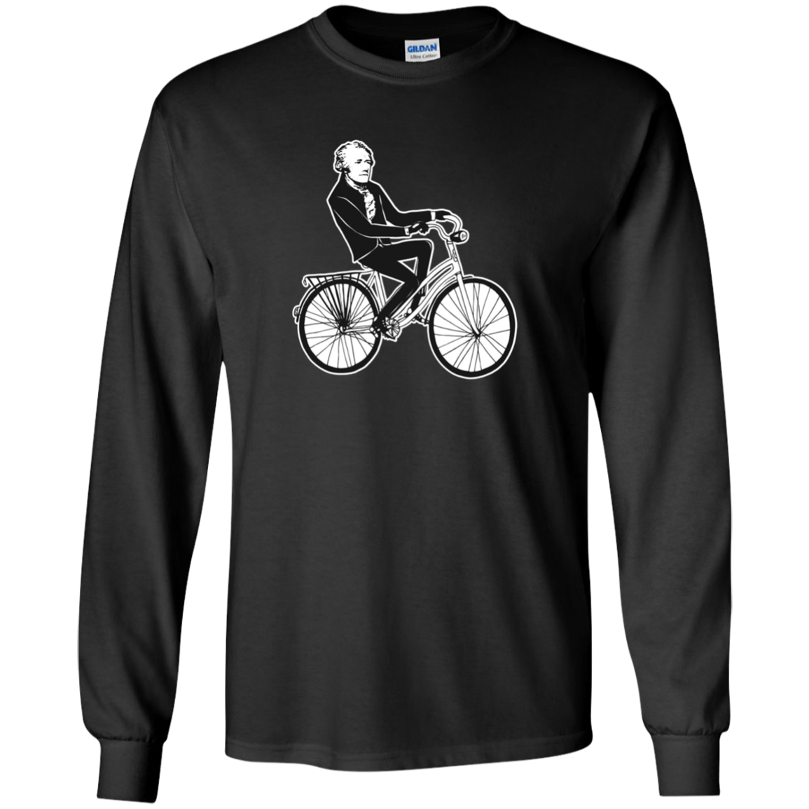 Alexander Hamilton Shirt | Alexander Hamilton on a Bicycle