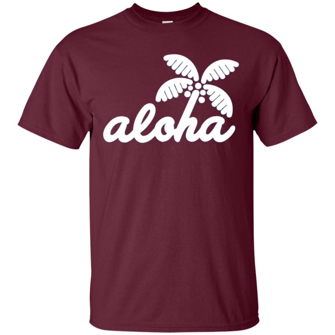 Aloha Palm Tree Simple Long Sleeve T-shirt