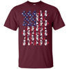 Image of American Patriot Day Funny Skulls T Shirt Original Gift Tee