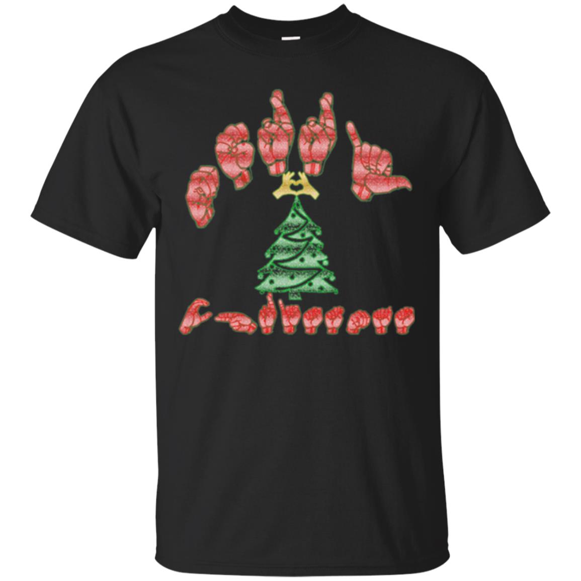American Sign Language Christmas T shirt great gift idea