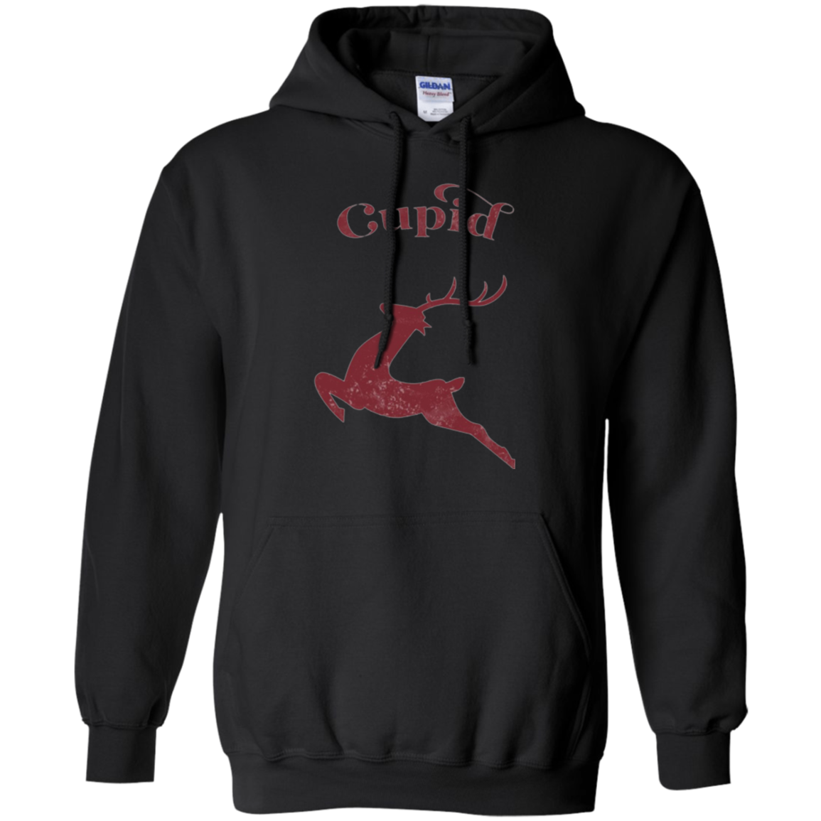 Santa Reindeer T-Shirt of Cupid