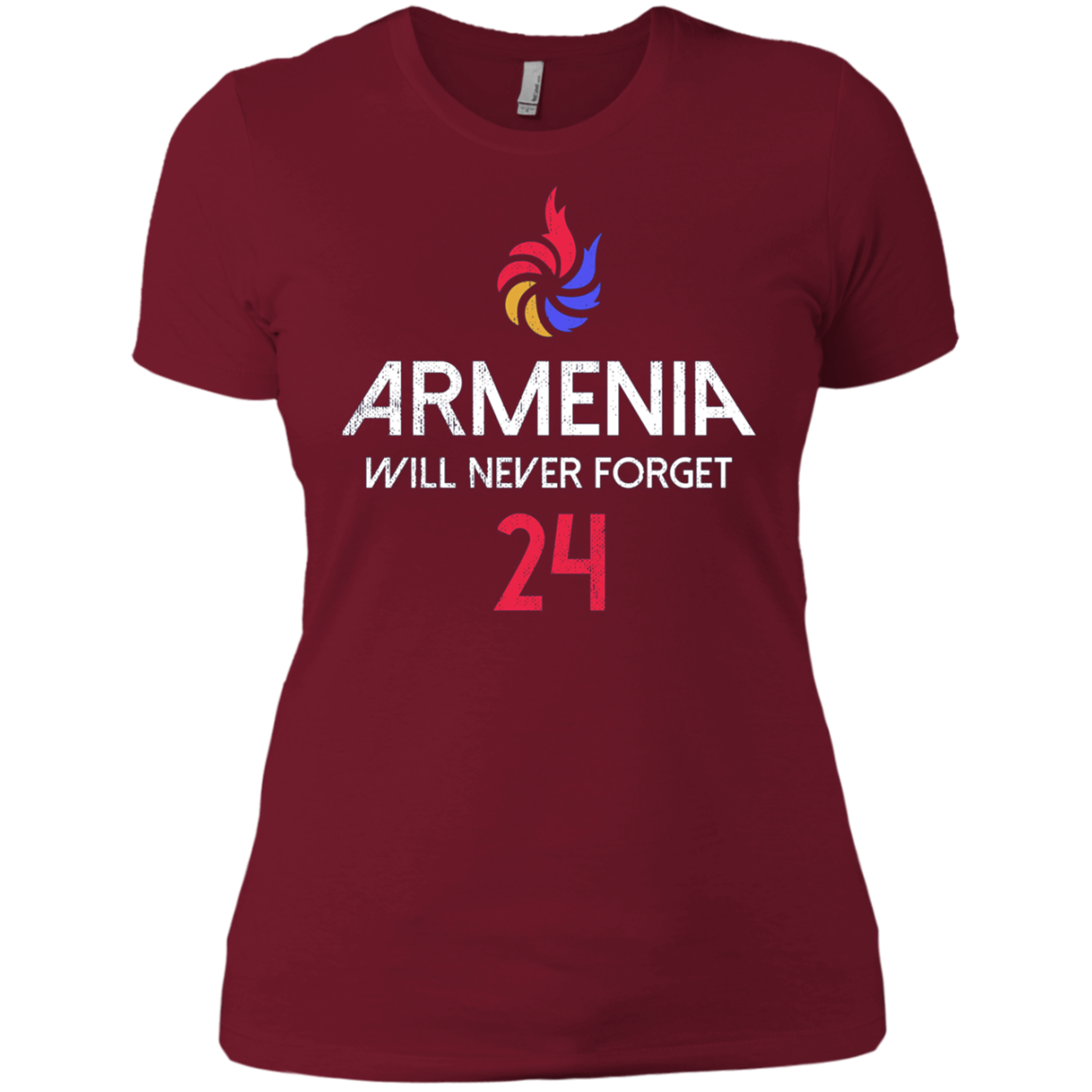 Armenia Will Never Forget T-shirt for to show Armenian Pride