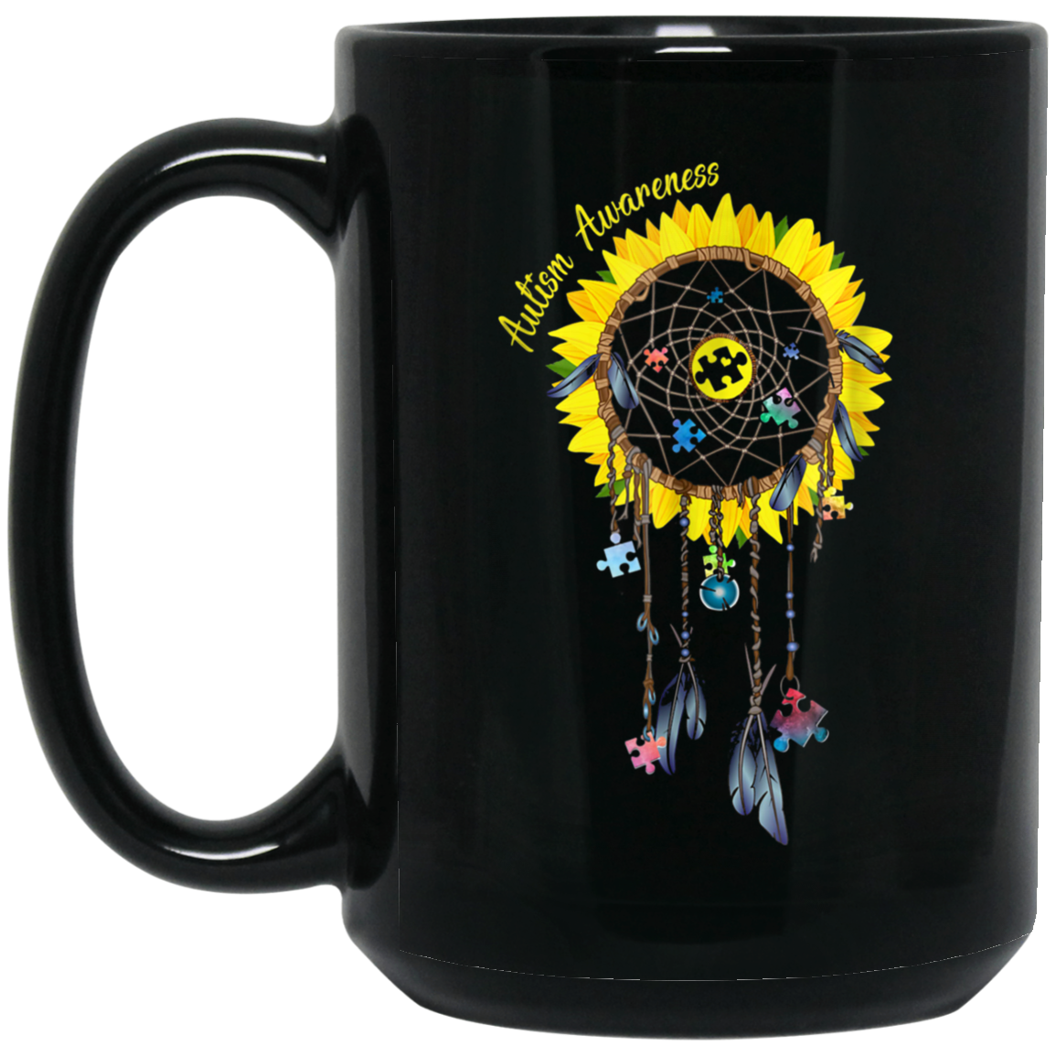 Autism Awareness Sunflower Dreamcatcher T-shirt