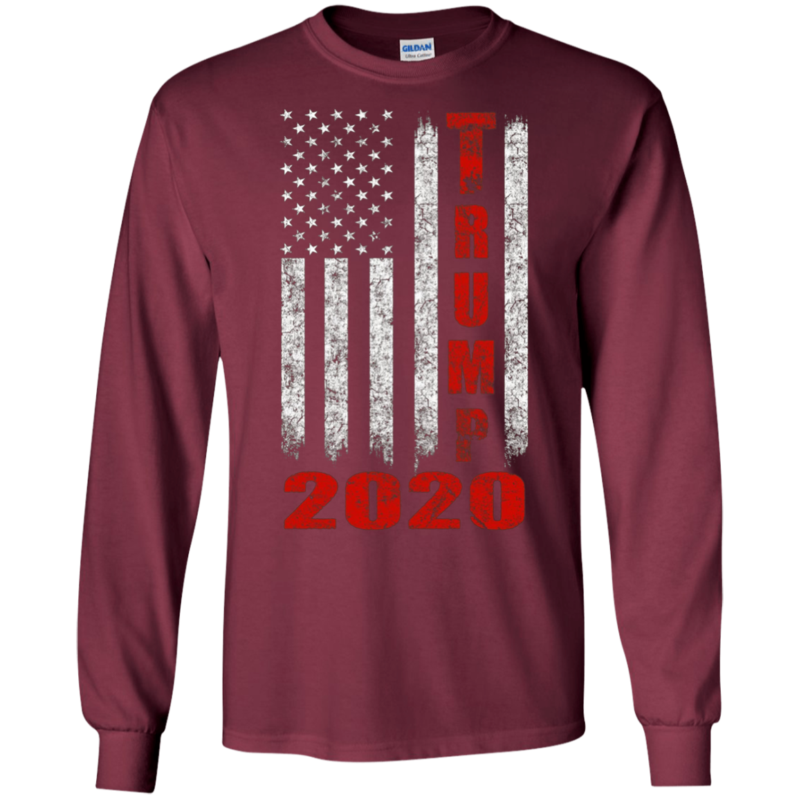 American Flag Vintage Design Trump 2020 T-shirt