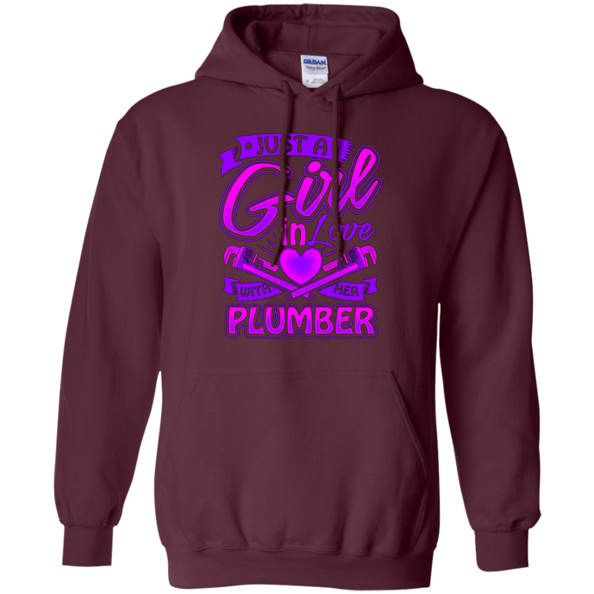 A Girl on love with her Plumber t shirt for Plumbers Wife