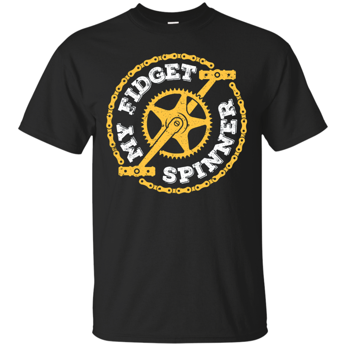Bike Lover Funny Tshirt - My Fidget Spinner Tee Shirt Gift