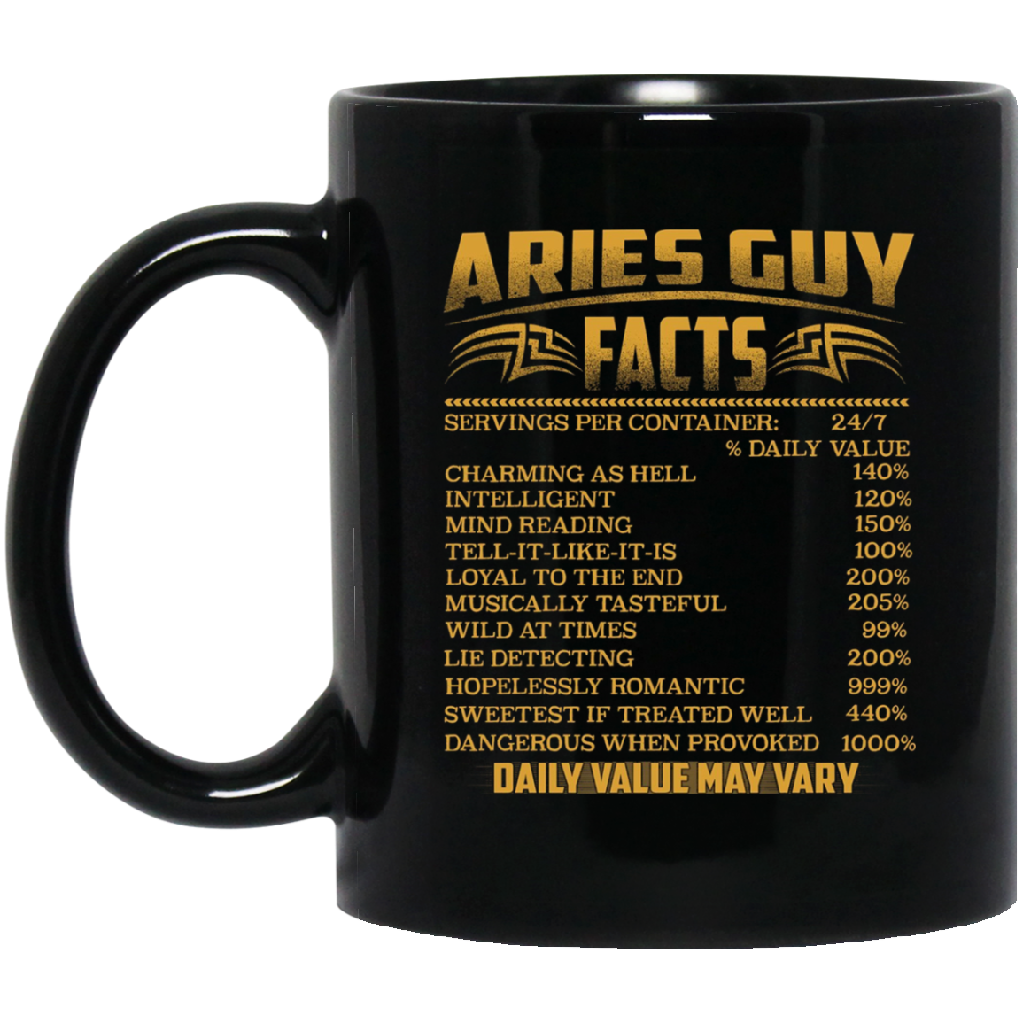 Aries GUY FACTS FUNNY T-SHIRT