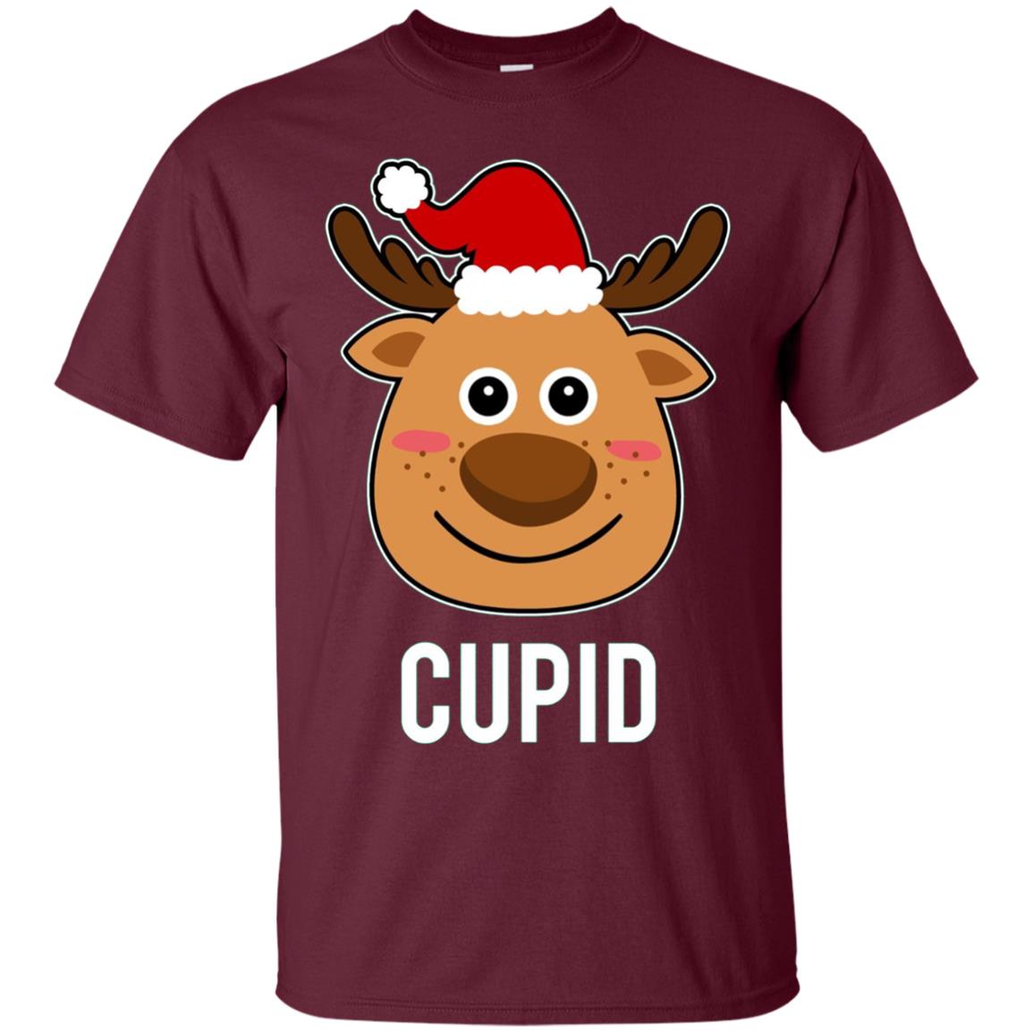 Santa Reindeer Cupid T-Shirt Christmas Group Costume Tee