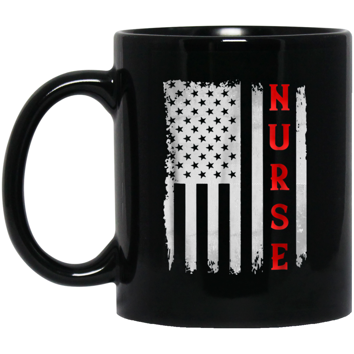 American Flag Nurse Gift T-Shirt